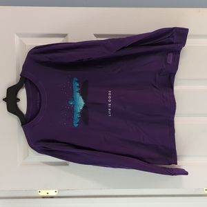 Life Is Good dragonfly crusher tee L